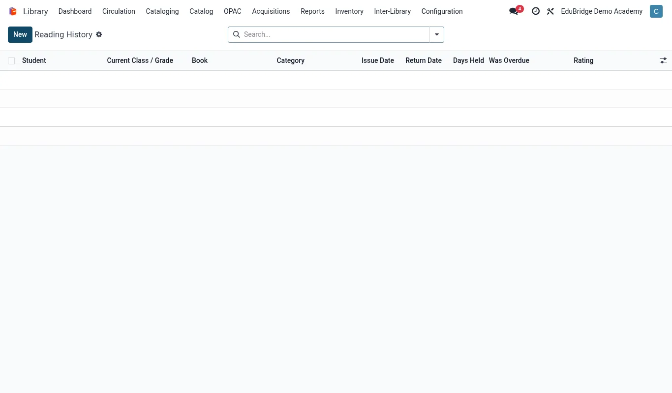 Library catalogue and OPAC