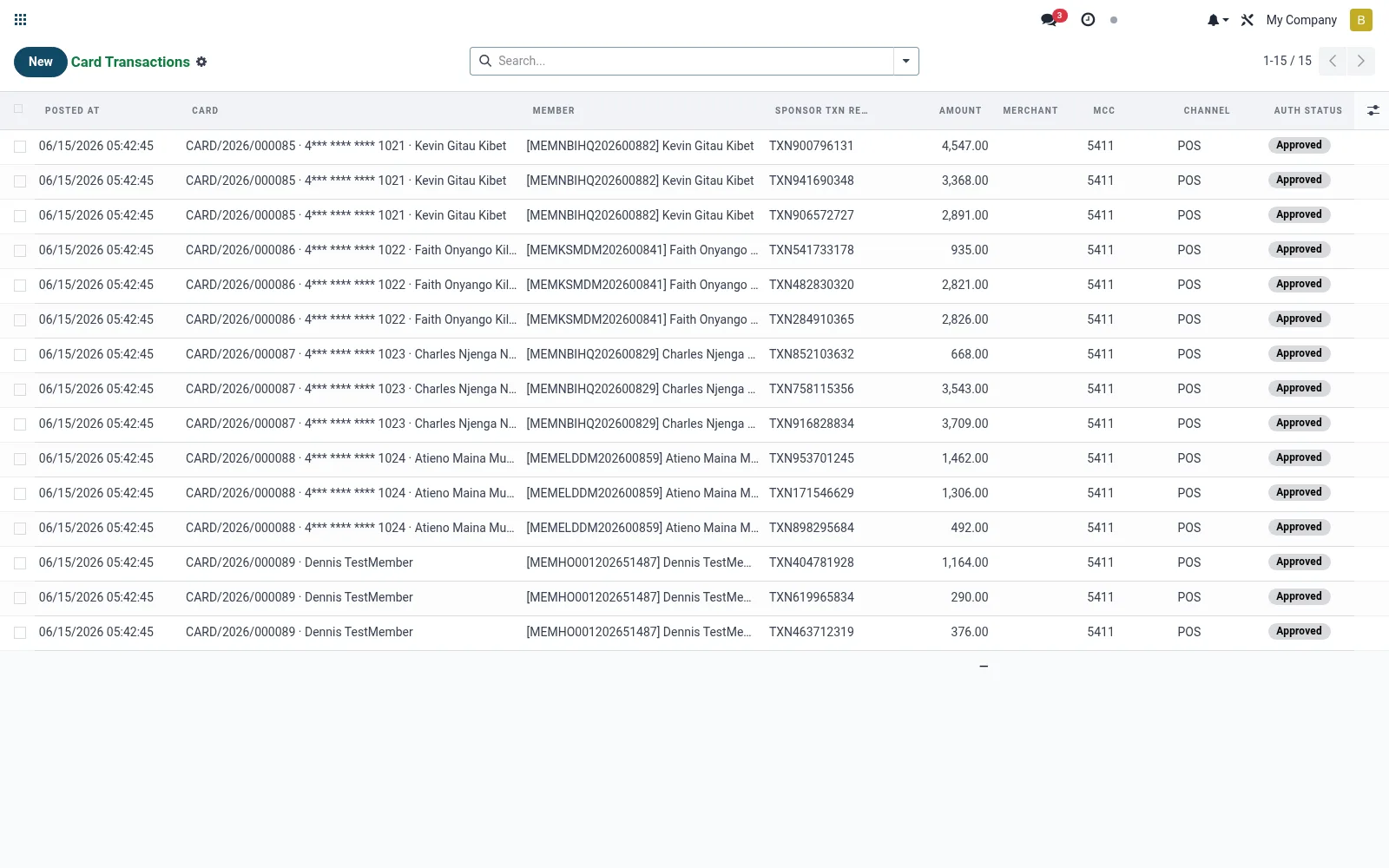 Transactions