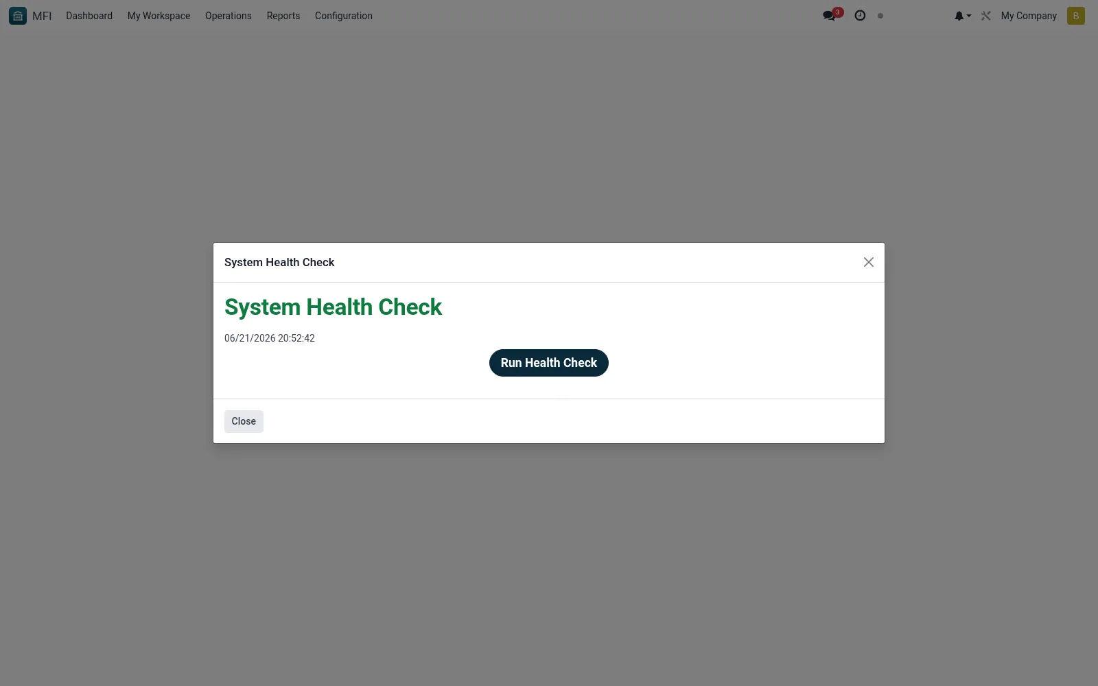 System Health Check