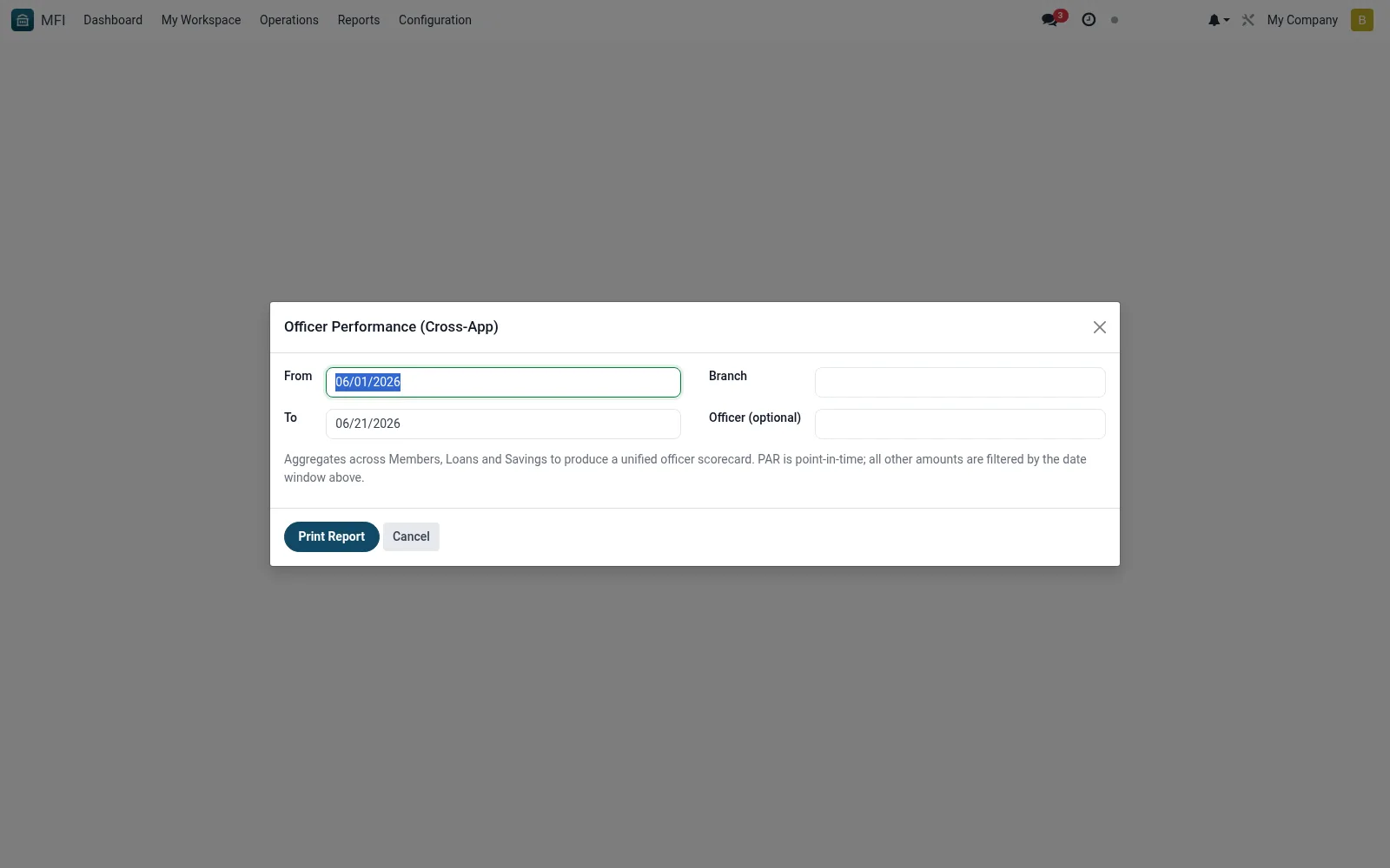 Officer Performance (Cross-App)