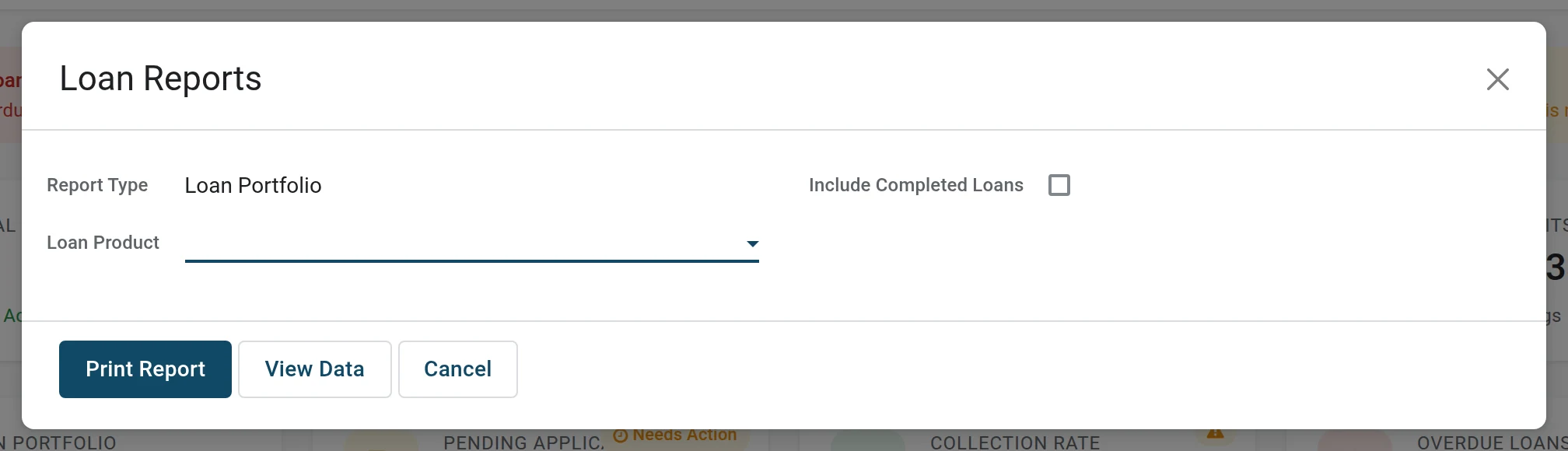Open Loan Reports