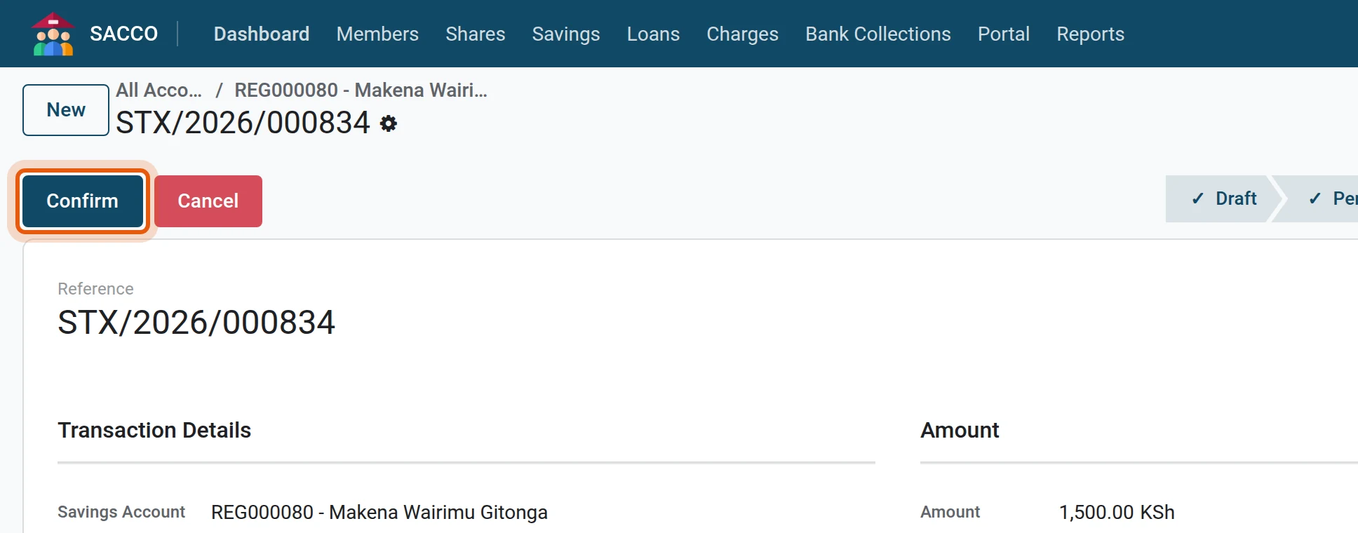 Confirm and pay